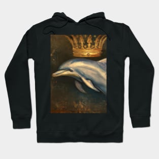 Dolphin with a Crown Hoodie